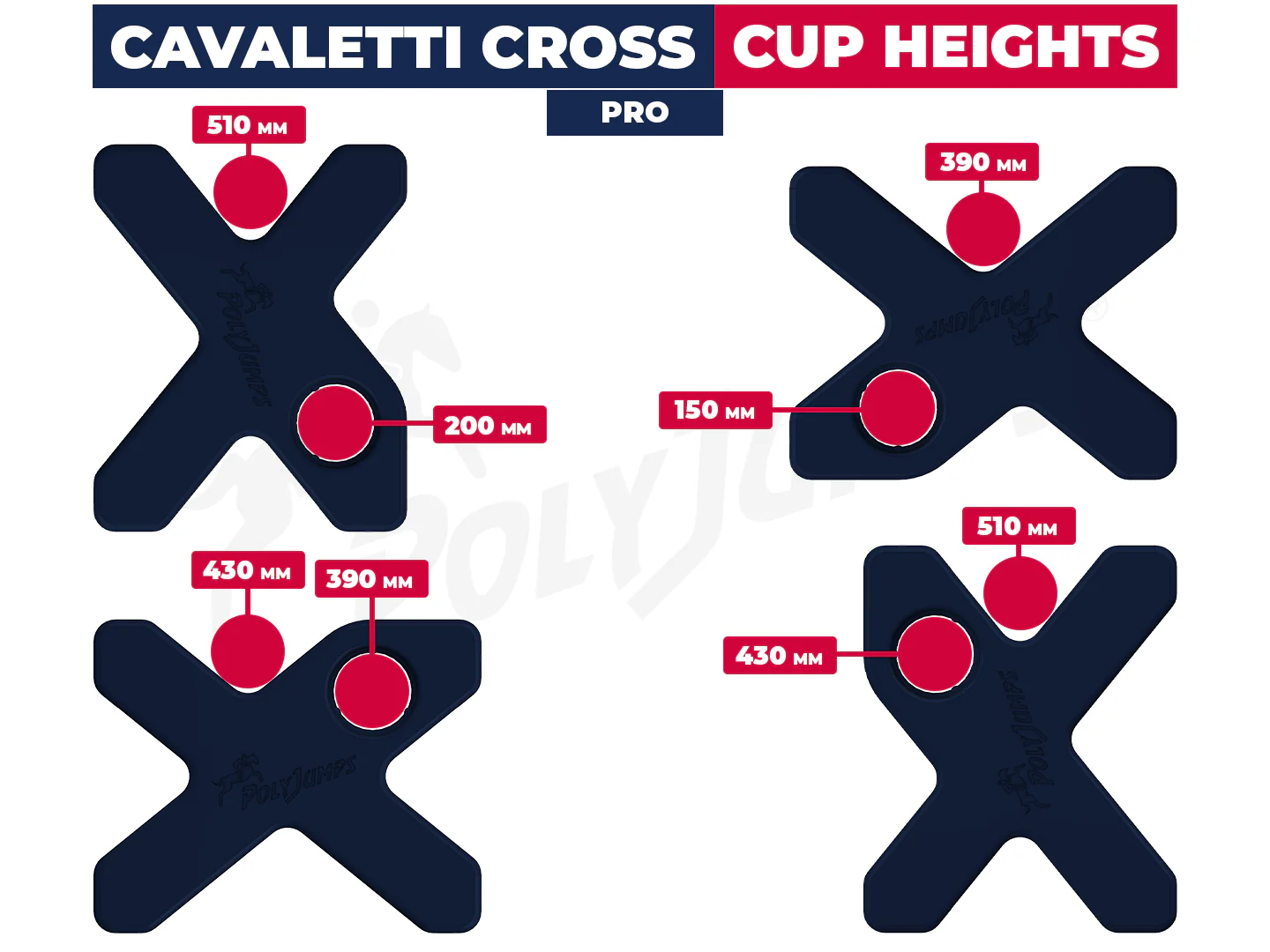 Cavaletti Cross (All Colours) | Pair - Image 5
