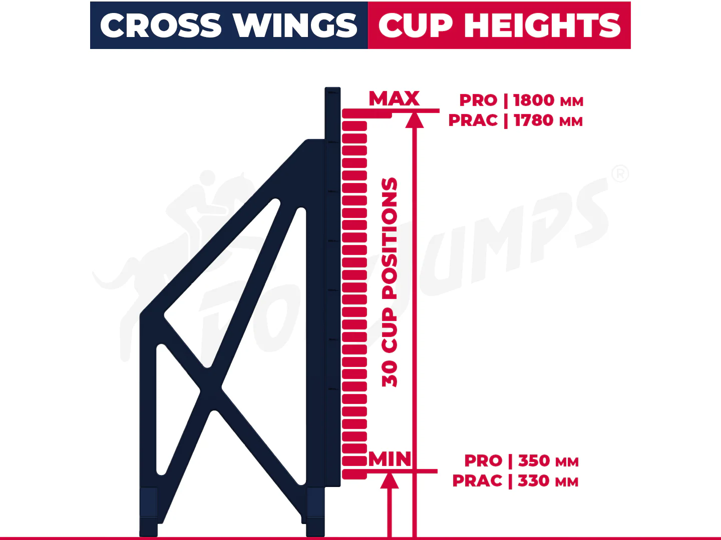 Recycled-Black Cross Wings | Pair - Image 3